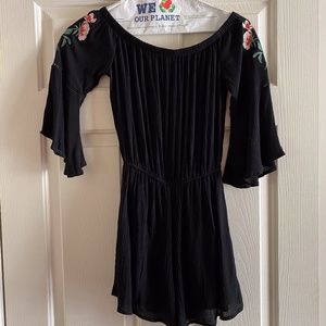 NWT black summer romper!